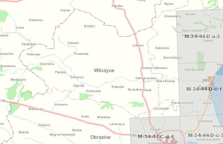 Zagrożenie powodziowe na terenie gminy Gmina Wilczyce nie jest położona na obszarze zagrożonym powodziom, co przedstawia poniższa mapa.