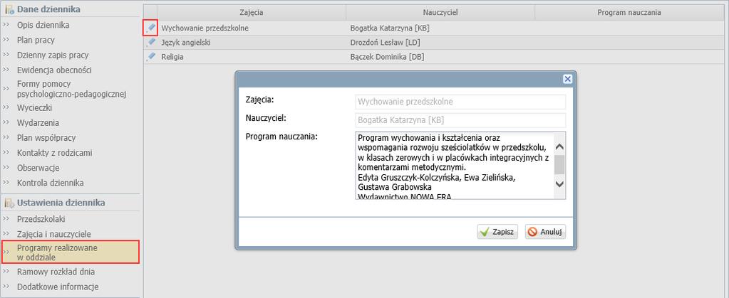 UONET+. Jak założyć dziennik oddziału przedszkolnego i wprowadzić do niego podstawowe dane?