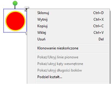 Regularne wielokąty na pasku Podziel kształt (kształty koło, prostokąt i kwadrat) 1.