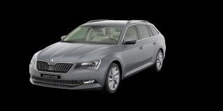 ŠKODA Superb Combi Style Kolor: Szary Business Metalizowany Wersja wnętrza: Czarny ID Konfiguracji: 95496545 Silnik: 1.