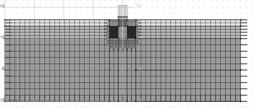 6 Kadela M.D., 2012. Zastosowanie prostych modeli numerycznych podłoża gruntowego do opisu pracy współpracującej Rys. 5.