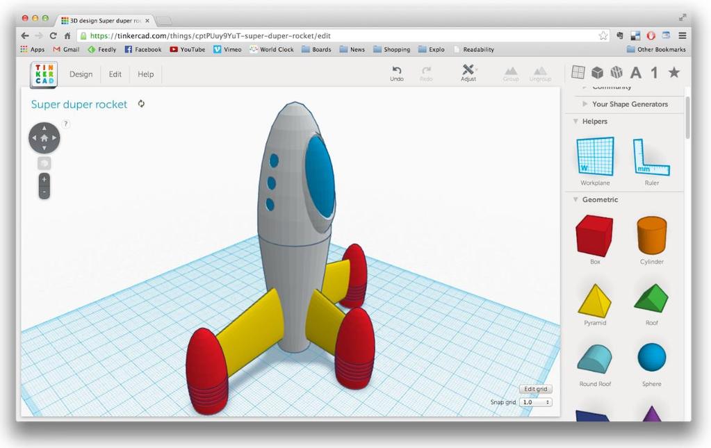 TINKERCAD #projektowanie 3D