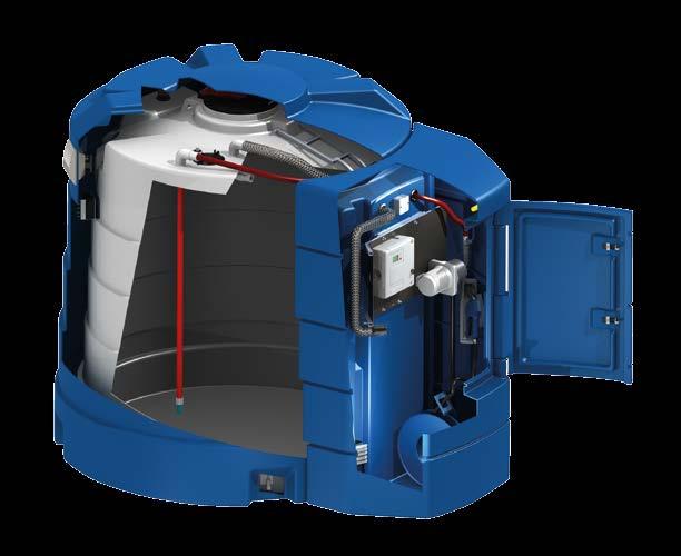 ZALETY Urządzenia do przechowywania i dystrybucji AdBlue Eliminuje konieczność tankowania na stacji paliw lub dowożenia AdBlue w pojemnikach.