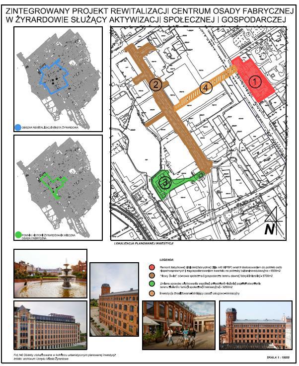 Zadanie 1. Nowy Świat - budowa ulicy wraz z infrastrukturą; Zadanie 2. Stworzenie terenu zieleni o funkcji społecznej i rekreacyjnej; Zadanie 3.