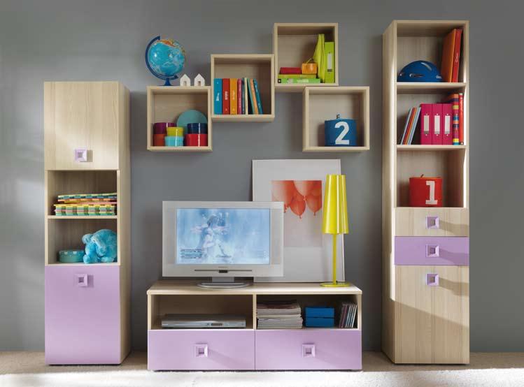 JEsION / FIOlEt AsH / VIOlEt EsCHE / VIOlEt Solo ElEmENTY SYSTEmU: SYSTEm components: SYSTEmTEIlE: PÓŁkA / ShElF / bord 35/25/35 TAPcZAN BEZ MAtERACA, ZE