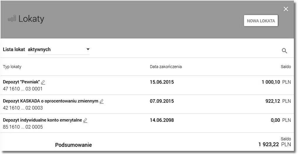 Użytkownik Usługi Bankowości Elektronicznej KDBS24 może w dowolnym momencie korzystania z systemu oraz z poziomu dowolnej opcji wyświetlić pulpit, wybierając