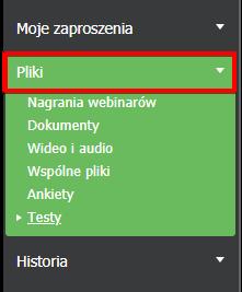 Dodajemy pliki do webinaru Dodać pliki do swojego