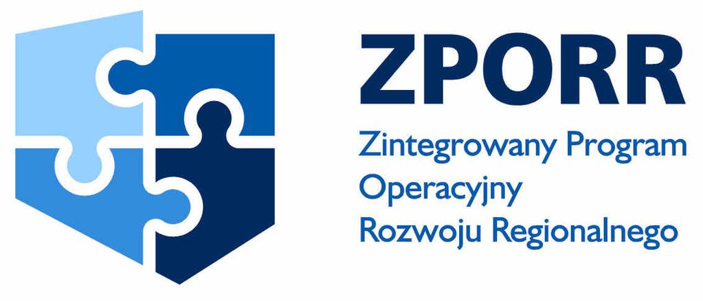 W przypadku projektów realizowanych w ramach ZPORR, na wszystkich materiałach, na których umieszcza się logo Unii Europejskiej, należy umieścić także logo ZPORR.