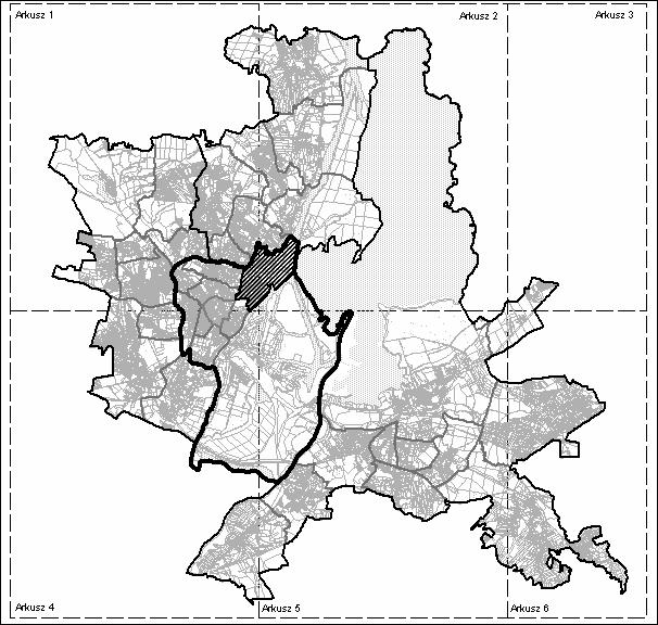 Osiedle wielofunkcyjne z wyraźnie wyodrębnionymi strefami, przemysłową związaną z działalnością stoczniową i portową, dla której układ komunikacyjny stanowi linię demarkacyjną oraz strefą