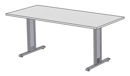 18 mm STOŁY KONFERENCYJNE Stół prosty TX-KONP-120 120x60/80x74 550 zł 580 zł