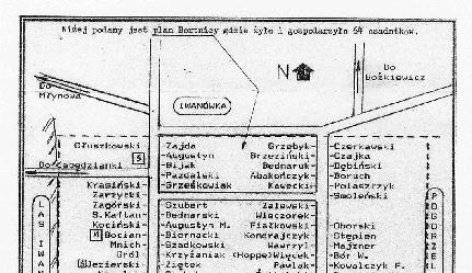 Jeszcze Pamiętamy Poniżej zamieszczamy plan osady wojskowej Bortnica-Kraśnica.
