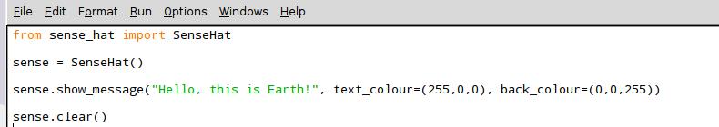 W powyższym kodzie użyto maksymalnej wartości (255) dla każdej z barw.