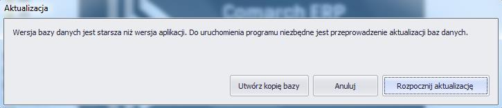 1.6 Automatyczny backup bazy danych W przypadku, gdy na serwerze dokonano migracji Analiz BI i nie wykreowano nowej bazy META to podczas pierwszego