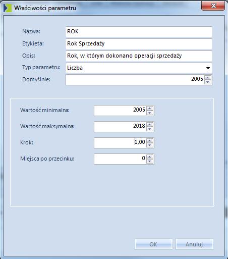 Rysunek 56 Okno dodawania parametru 4.