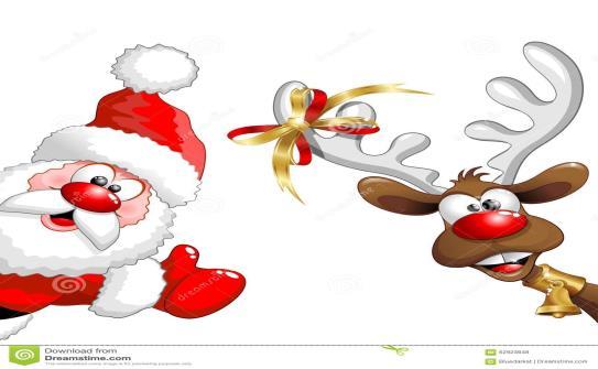 A na koniec moi mili, żebyście się nie zdziwili, renifer bardzo wyjątkowy, który nos ma kolorowy, to Rudolf jedyny w swoim rodzaju, zabierze NAS do świątecznego raju.
