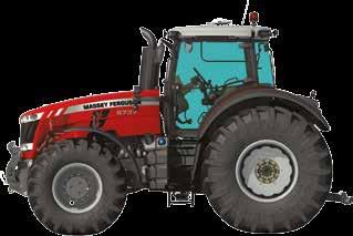 07 Przedni podnośnik i przedni napęd WOM (ciąg dalszy) MF 8727 MF 8730 MF 8732 MF 8735 MF 8737 MF 8740 Maksymalny udźwig mierzony na końcówkach kg 5 000 ramion dolnych Maksymalna liczba zaworów