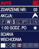 Każdego, wybranego wyżej dnia tygodnia, AKCJA będzie wykonywana o jednej, takiej samej, wybranej poniżej porze: np: o godzinie 8.