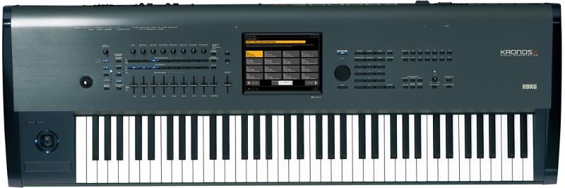 Model Kronos X 73 Firma Korg Data rozpoczęcia produkcji 2012 Data zakończenia produkcji KLAWIATURA Liczba klawiszy 73 Klawiatura dynamiczna Typ After Touch FUNKCJE Multipads Arpeggiator BRZMIENIE