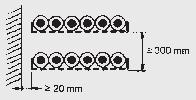 Tabela 12-8: Przeliczniki Zagęszczenie jednożyłowych kabli i przewodów na korytkach i półkach.
