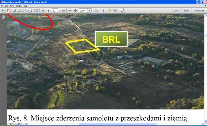 Zaraz odezwie się jakiś sceptyk, że powyższa tabela z raportu UASC z dziwnymi danymi FMS-a-1 z godz. 8:41:00 i wysokością ok.