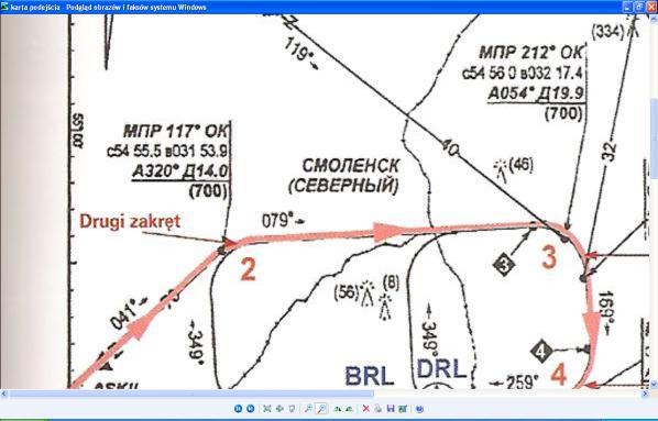 (zgodnie ze schematem podejścia KM 259), a więc np.