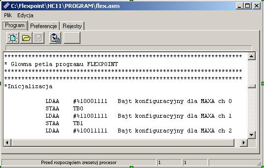 Rysunek 2.4: Aplikacja Project1.exe Rysunek 2.