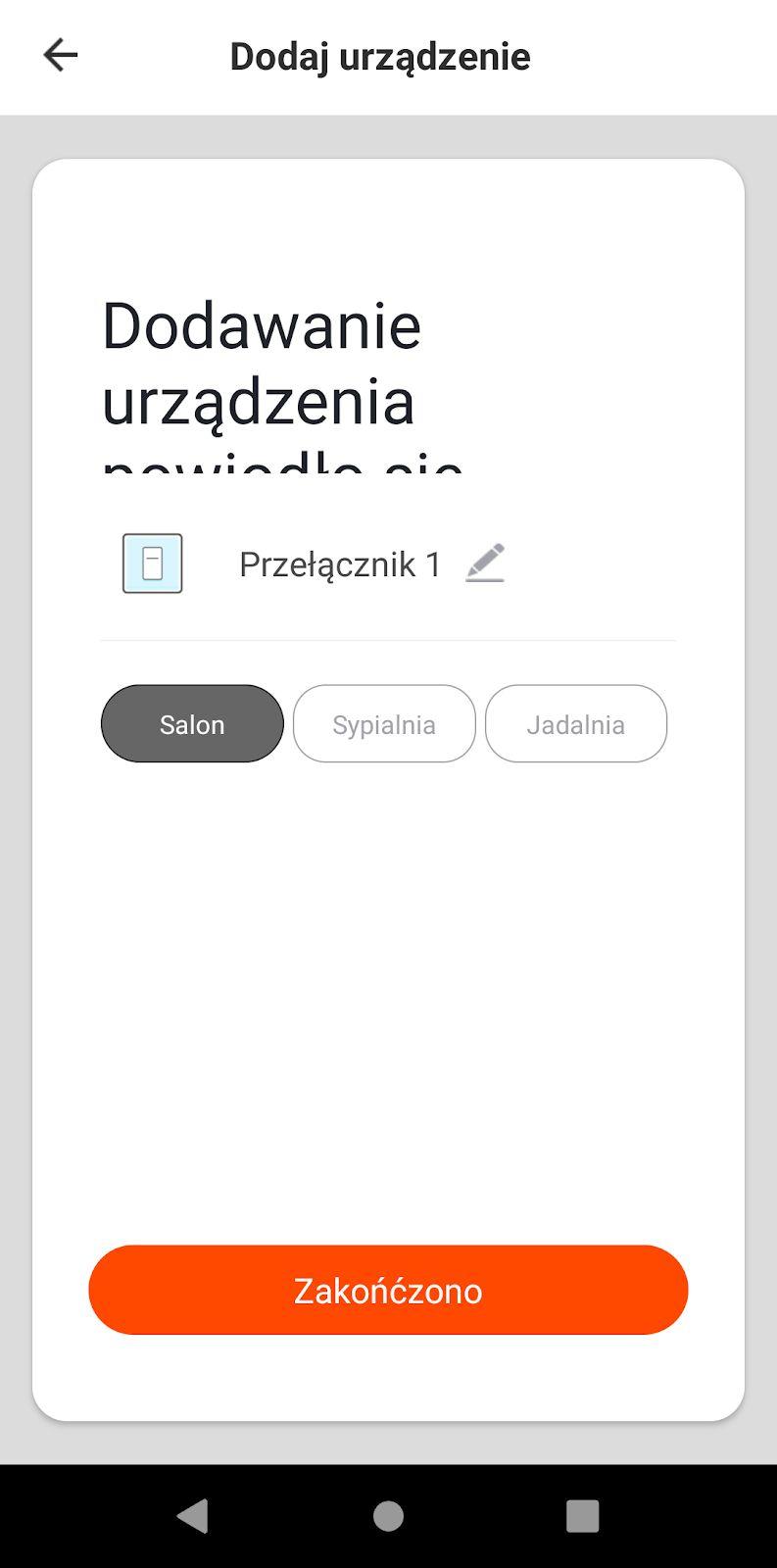 Przejdź w swoim telefonie do sieci Wifi przyciskając Połącz teraz Wybierz sieć o nazwie SmartLife_XXXXX lub Tuya_XXXXX Następnie