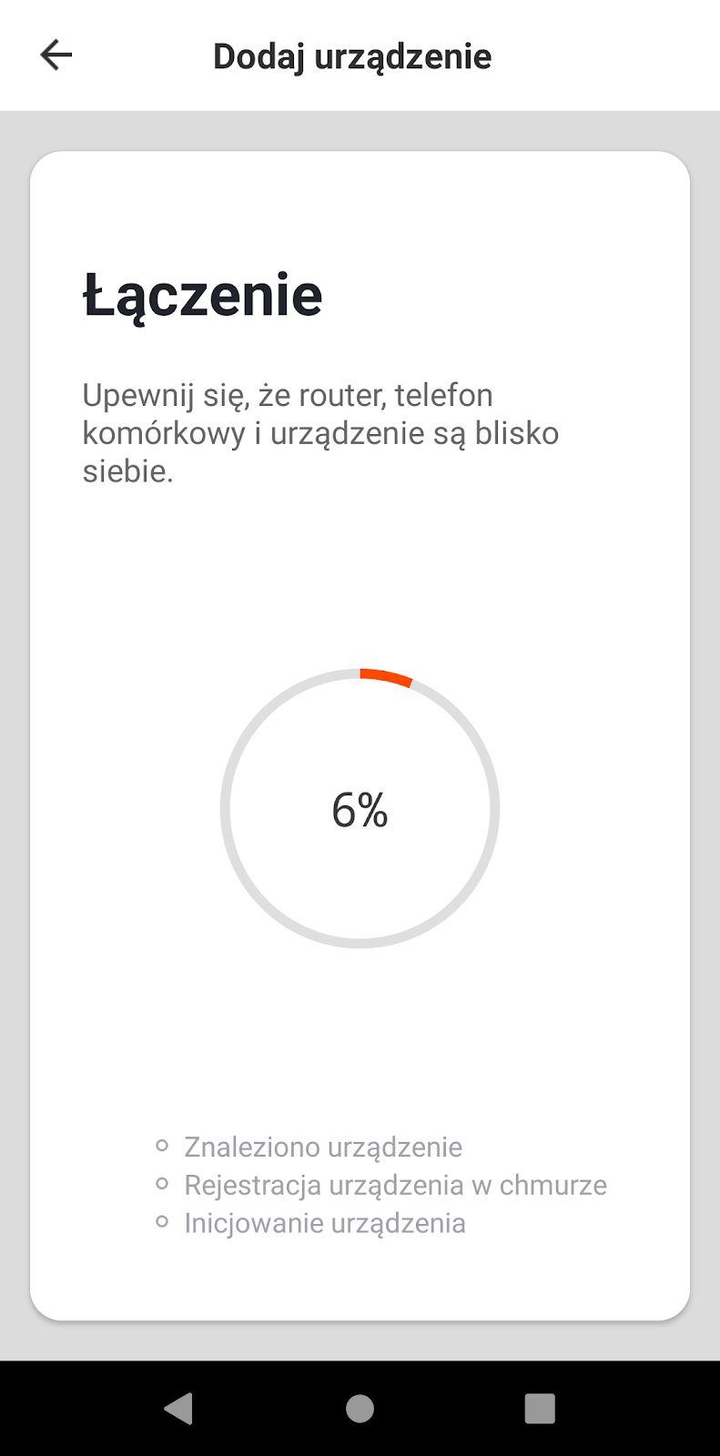 Wpisz nazwę swojej sieci WIFI lub wybierz sieć wybierając opcję Zmień sieć Wpisz także hasło do swojej sieci WIFI. UWAGA! Upewnij się, że wpisywane dane są poprawne.