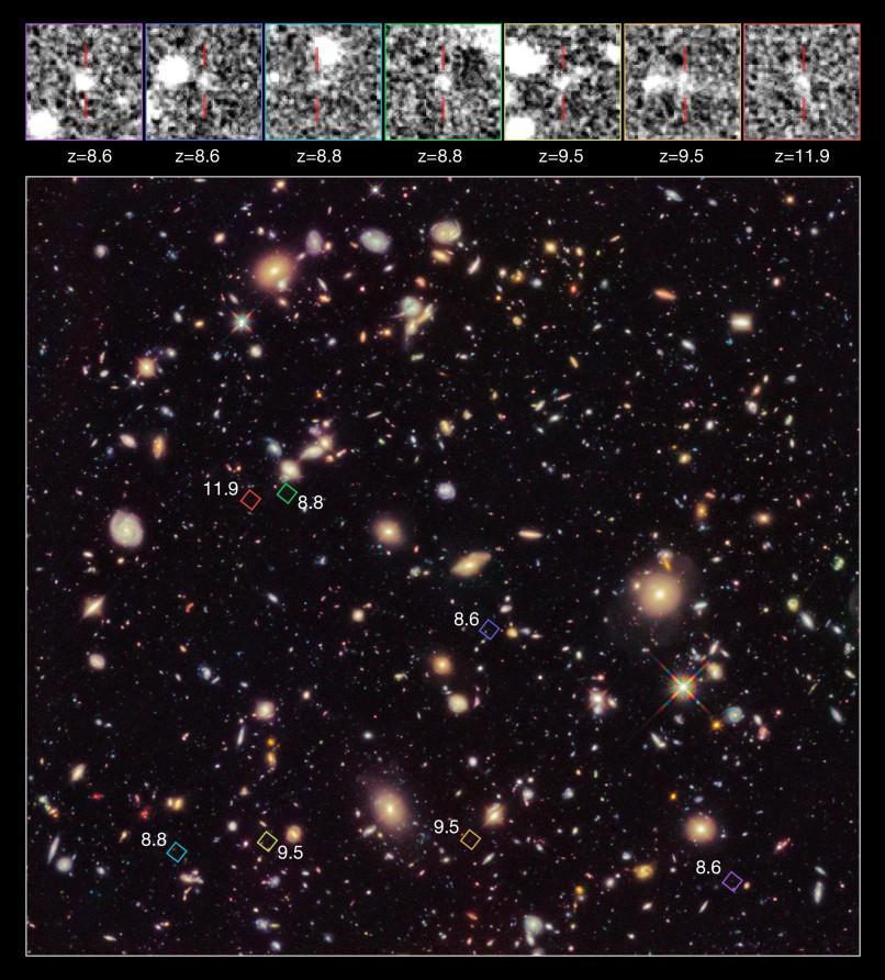 obserwował Pole Hubble'a przez ~200