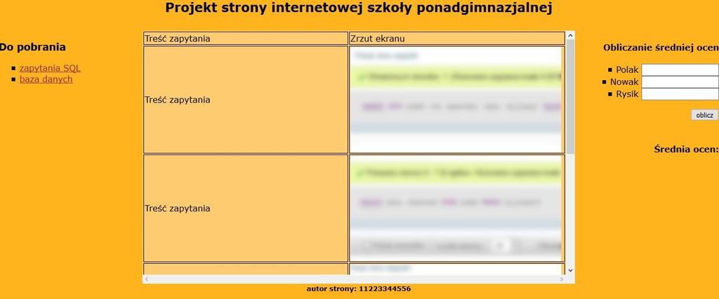 5. Zapytanie 4: nadające prawa dla użytkownika Jan_Bogucki do wybierania, dodawania i usuwania danych dla tabeli uczen, Wyeksportuj bazę danych do pliku o nazwie szkola_nowa.