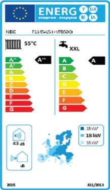 ErP nakłada również obowiązek oznakowania etykietami energetycznymi efektywności energetycznej produktów i systemów o mocy do 70 kw.