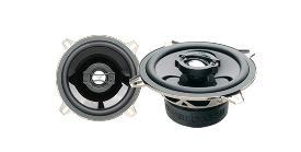 L Coax Woofer: polypropylenowa membrana powlekanej cyrykonem, zawieszenie z gumy butylowej, stalowy kosz z gumową osłoną magnesu, Tweeter: jedwabna kopułka 19mm, Zwrotnica: HP-6dB/okt.