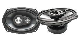 zawieszenie z gumy butylowej, stalowy kosz z gumową osłoną magnesu, Tweeter: aluminiowa kopułka 19mm, Zwrotnica: HP-6dB/okt.
