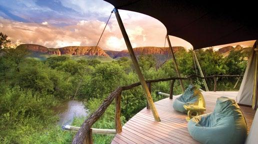 POŁUDNIOWA AFRYKA Najlepsze lodge RPA Marataba Safari Lodge 5* Wolna od malarii, zlokalizowana w obrębie Parku Narodowego.
