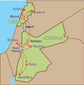 JORDANIA I LIBAN Jordania i Liban Ekskluzywna podróz.