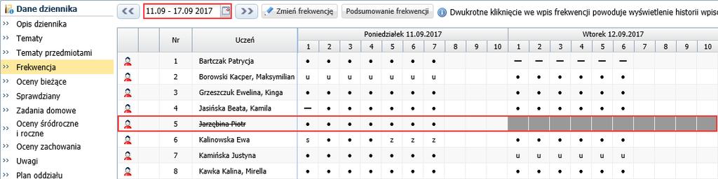 UONET+. Przenoszenie ucznia między szkołami w zespole szkół 7/8 Dopisanie ucznia do dziennika oddziału technikum 1. Zaloguj się do systemu UONET+ jako wychowawca oddziału 2at i uruchom moduł Dziennik.