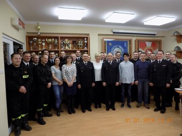 31 stycznia 2018 roku w świetlicy szkoleniowej Komendy Powiatowej Państwowej Straży Pożarnej w Drawsku Pomorskim odbyła się uroczysta zbiórka z okazji pożegnania odchodzącego na zaopatrzenie