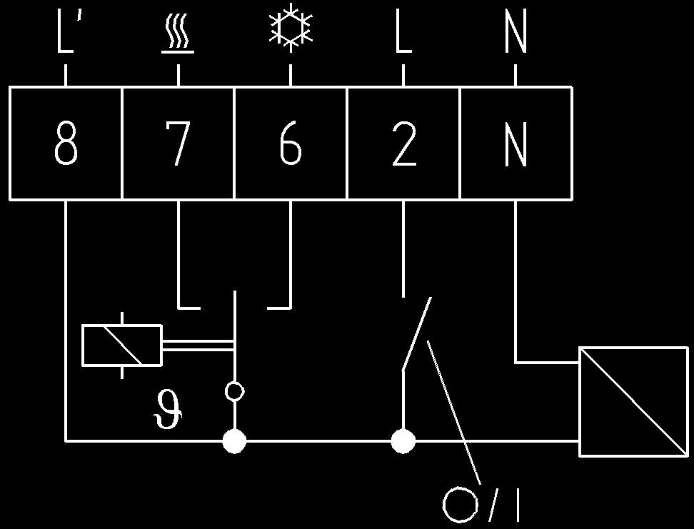 zóna Strefa neutralna Czujnik temperatury rytí Rodzaj ochrony obudowy/ 10 A cosϕ = 1 / 4 A cosϕ = 0,6 10 A cosϕ = 1 / 4 A cosϕ = 0.6 s neutrální zónou ze strefą neutralną ~0.