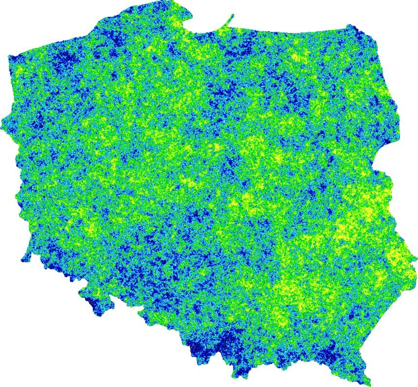 Rozdział VI: Analiza struktury przestrzennej MSDO opartej na semiwariogramach danych