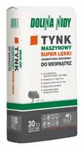 TYNK CEMENTOWO-WAPIENNY MASZYNOWY SUPER LEKKI DO WEWNĄTRZ Spełnia wymagania PN-EN 998-1:2016-12 Deklaracja właściwości użytkowych nr D122-1/CPR Atest Higieniczny PZH nr HK/B/0420/01/2016 Świadectwo z