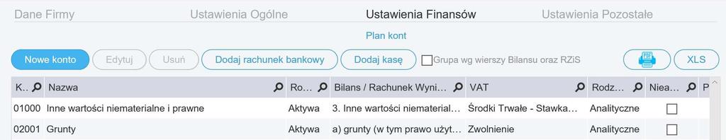 Po naciśnięciu Lupy pojawia się okno wyszukiwania. Zacznij wpisywać dany numer konta lub frazę i kliknij Szukaj.