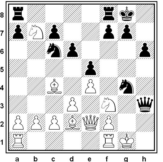 Posunięcie białych PP do lat 8, runda 7, szach.