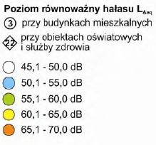 Poprawne warunki akustyczne stwierdzono tylko w jednym przypadku na drugiej linii zabudowy mieszkaniowej w miejscowości Golina, w otoczeniu drogi krajowej nr 92, w związku ze