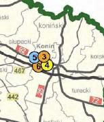 Wyniki pomiarów poziomu hałasu i natężenia ruchu pojazdów prowadzonych przez zarządzającego w otoczeniu Autostrady A2 w powiecie konińskim w roku 21 Wyszczególnienie Odległość