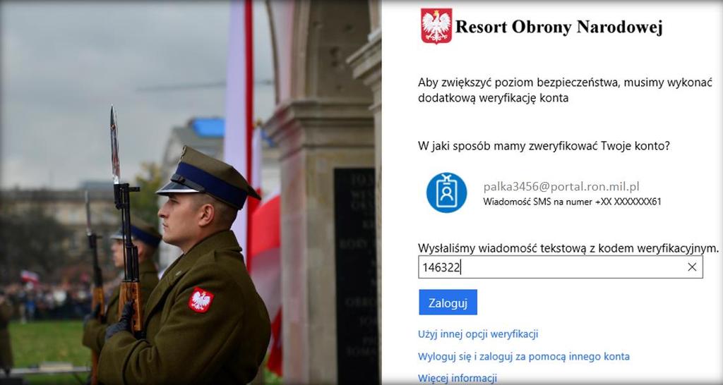 1. Login do Portalu 2. Hasło użytkownika 3. Kod weryfikacyjny do potwierdzenia tożsamości użytkownika. Rys. 10 Kolejne logowanie do portalu Rys.