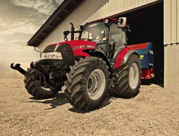 3,82 m Właściwy wybór podczas siewu i żniw. Proste wsiadanie dzięki nisko osadzonym drzwiom. Promień skrętu 3,82 m (Farmall 55 C 75 C) i 4,33 m (Farmall 85C 115 C).