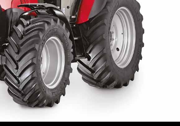 BARDZIEJ WYDAJNE OSIE Nowe ciągniki Farmall C zostały wyposażone w jeszcze bardziej wytrzymałą oś przednią i tylną, dostępne tylko w wersji HI-LO.
