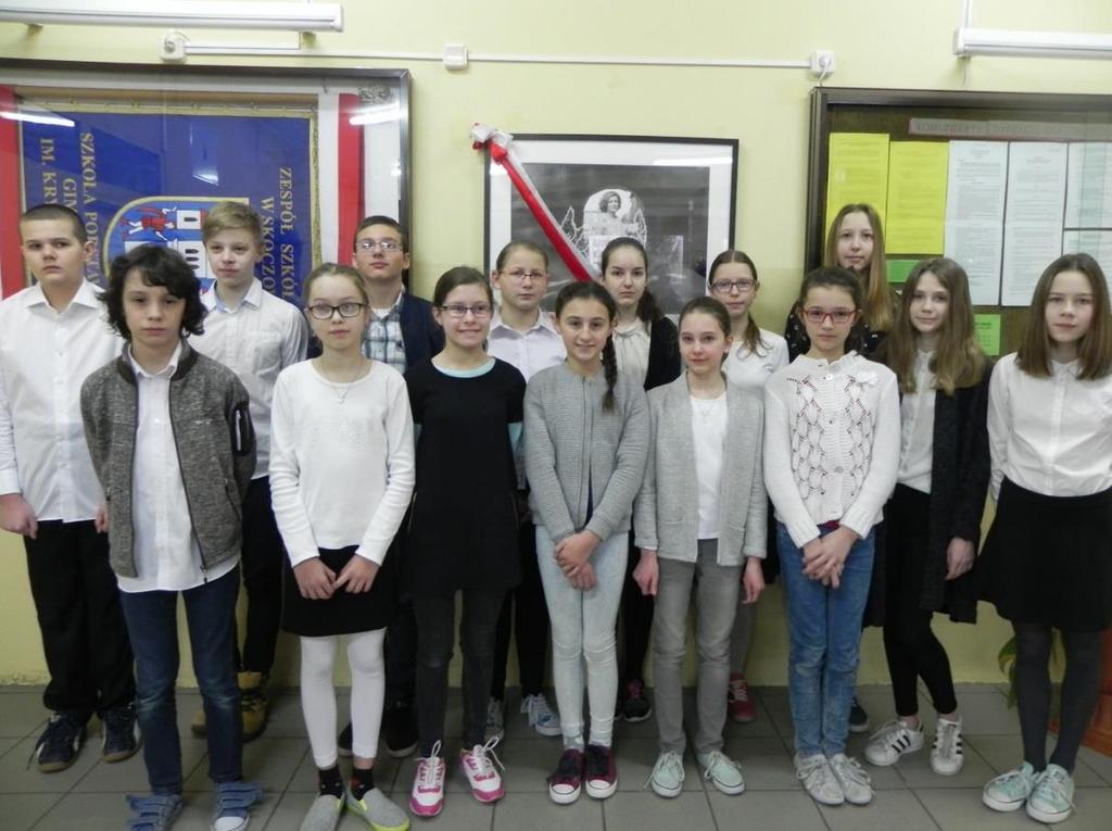 Uczniowie klas VI-tych ze wzorowym zachowaniem Kl.6a Czakon Emilia Faruga Konrad Kokot Szymon Kurbiel Marta Pasieka Justyna Troszok Daniel Wisełka Natalia Kl.