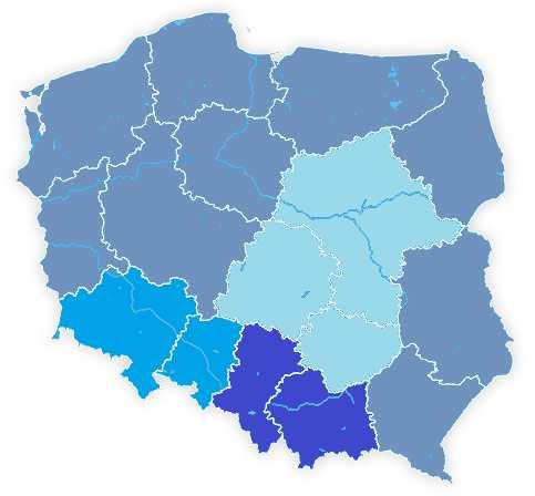 9 Wskaźnik koniunktury wg makroregionów I 17 XII 17 I 18 Południowy (województwa: małopolskie i śląskie) -8,,7 4,4 Północno-zachodni (województwa: lubuskie, wielkopolskie i zachodniopomorskie) -,8,7