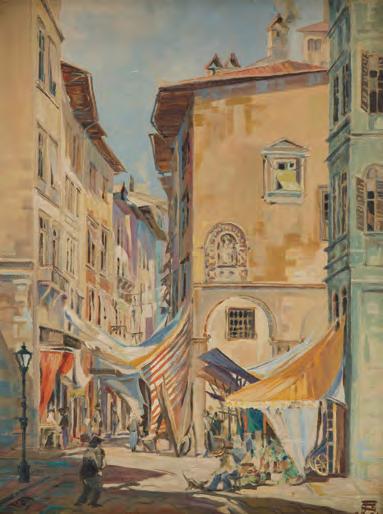 78 Józef Elster (1887-1997) Uliczka we Włoszech, 1956 r.